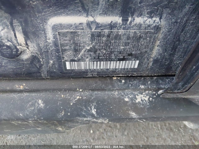 Subaru Outback 2.5i Premium 2014 4S4BRCCC9E3211740 Image 15