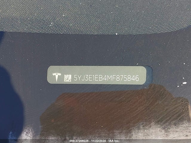 2021 TESLA MODEL 3 5YJ3E1EB4MF875846 Photo 8