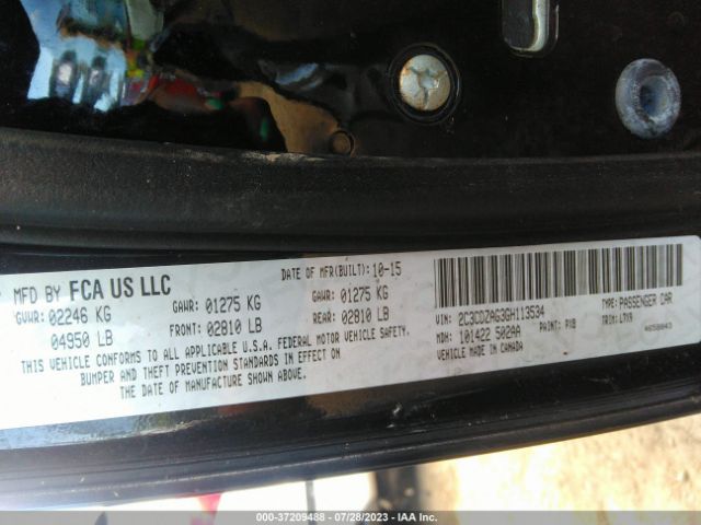 2C3CDZAG3GH113534 Dodge Challenger Sxt