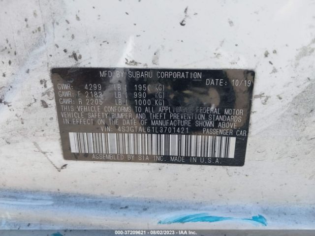 4S3GTAL61L3701421 Subaru Impreza Sport