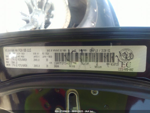 1C6RR7MT2FS544319 RAM 1500 Sport