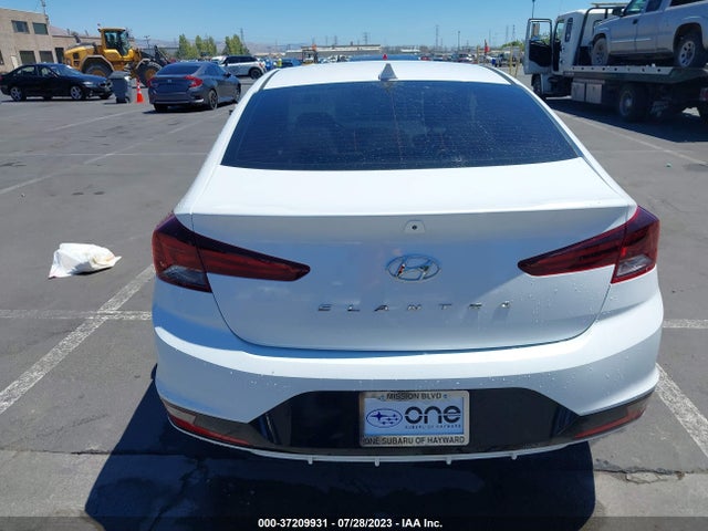 2019 HYUNDAI ELANTRA SEL VIN: 5NPD84LF9KH436661
