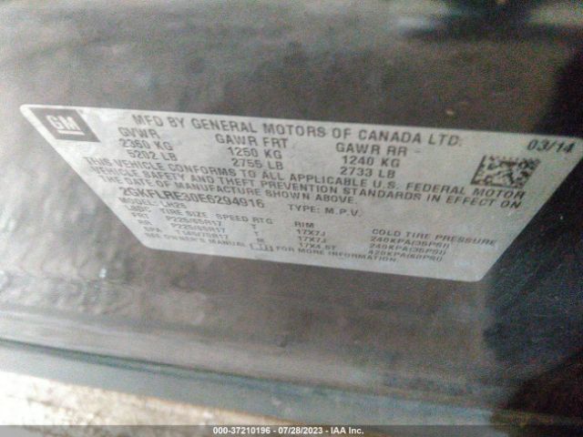 2GKFLRE30E6294916 GMC Terrain Sle