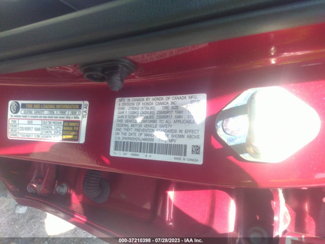 Honda CR-V LX 2020 2HKRW2H2XLH665566 Image 9