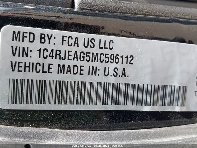 1C4RJEAG5MC596112 Jeep Grand Cherokee Laredo E