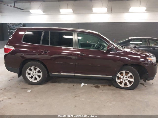 2013 TOYOTA HIGHLANDER VIN: 5TDBK3EHXDS222308