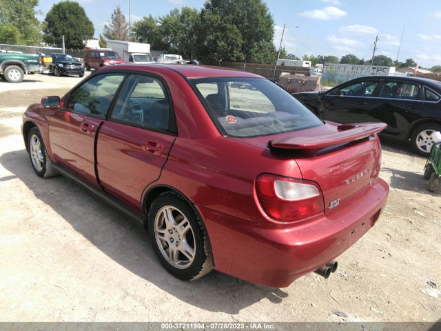 2002 SUBARU IMPREZA SEDAN WRX VIN: JF1GD29692G508098