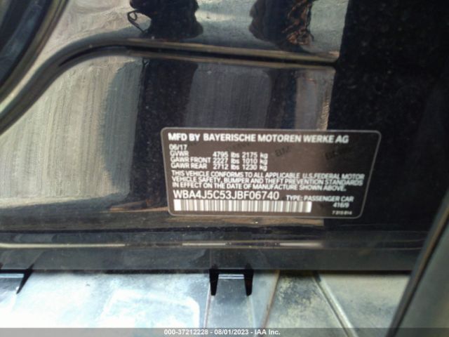 WBA4J5C53JBF06740 BMW 4 Series 440i