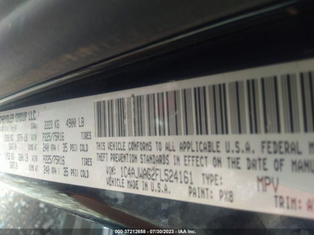1C4AJWAG2FL524161 Jeep Wrangler Sport