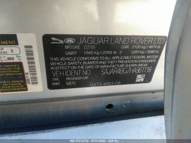 SAJAR4BG7HA961116 Jaguar Xe 25t