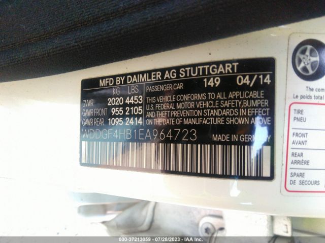 WDDGF4HB1EA964723 Mercedes-Benz C-class C 250