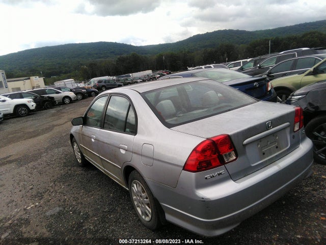 2005 HONDA CIVIC SDN LX VIN: 2HGES16525H622502
