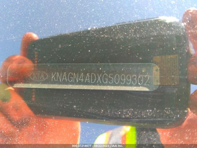 KNAGN4ADXG5099302 KIA Optima Hybrid Ex