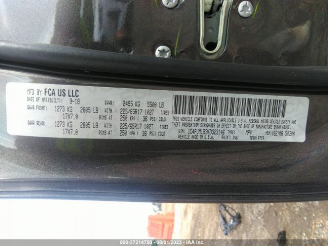 1C4PJMLB3KD323146 Jeep Cherokee Latitude Plus