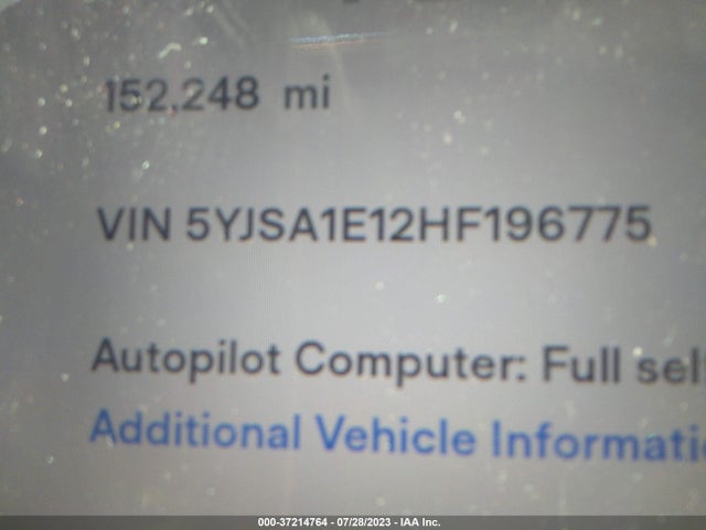 5YJSA1E12HF196775 Tesla Model S 60/75