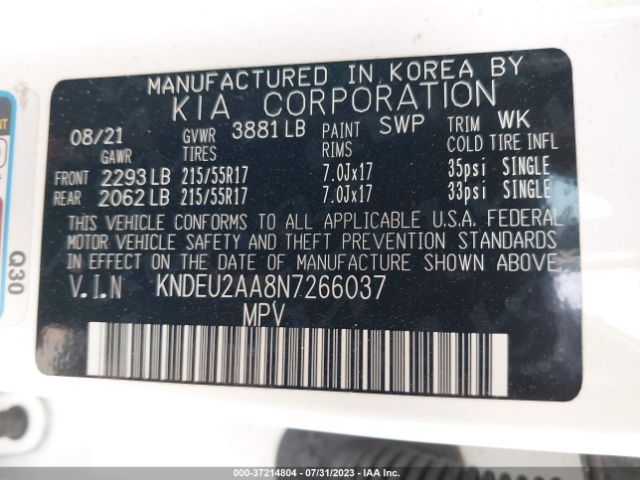 KNDEU2AA8N7266037 KIA SELTOS S