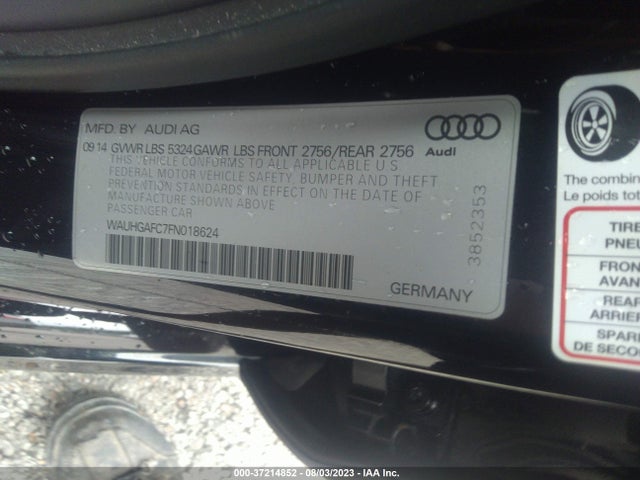 WAUHGAFC7FN018624 Audi A6 3.0t Prestige