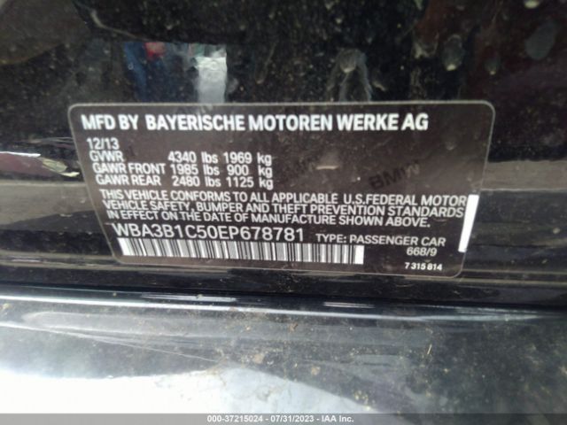 WBA3B1C50EP678781 BMW 3 Series 320i
