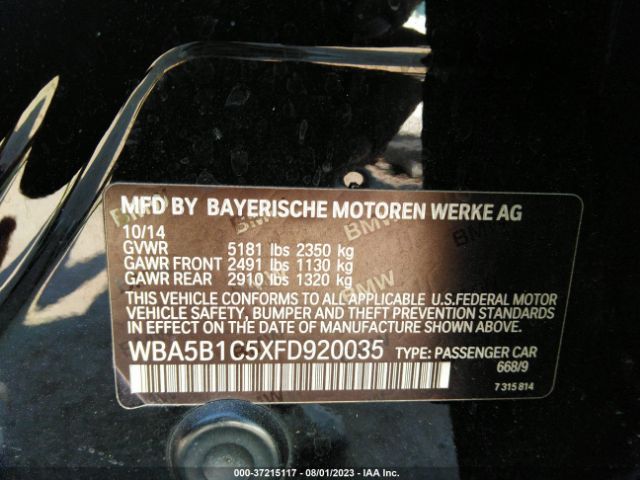 WBA5B1C5XFD920035 BMW 5 Series 535i