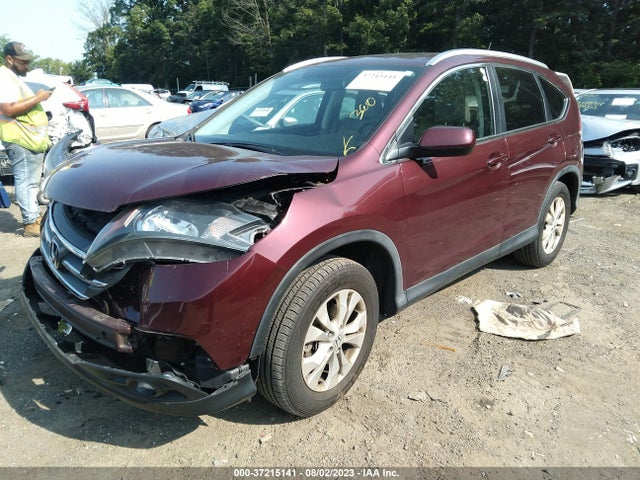 Honda Cr-v Ex-l 2014 5J6RM4H7XEL113538 Image 2