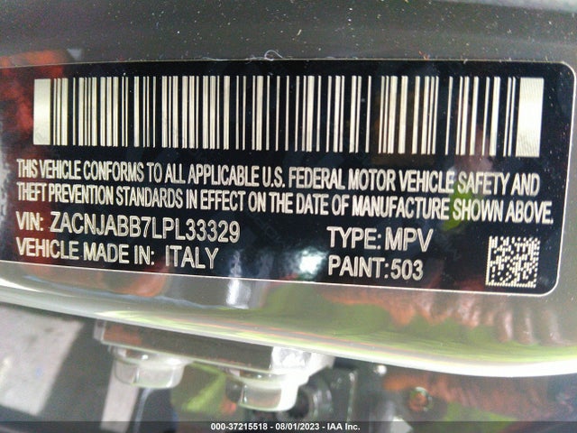 ZACNJABB7LPL33329 Jeep Renegade Latitude