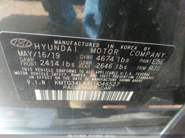 Genesis G70 2.0T 2020 KMTG34LA4LU046527 Image 9