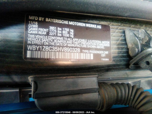 WBY1Z8C35HV890328 BMW I3