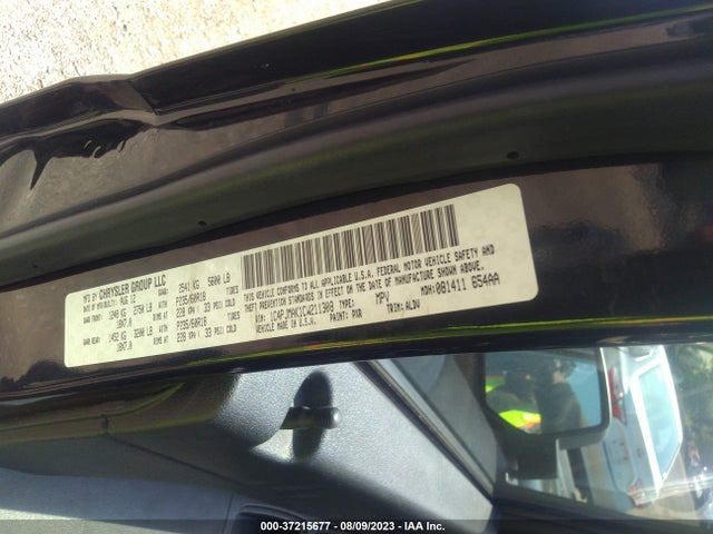 2012 JEEP LIBERTY SPORT LATITUDE VIN: 1C4PJMAK1CW211308