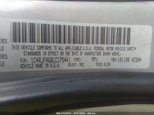 1C4RJFAG6LC175441 Jeep Grand Cherokee Altitude