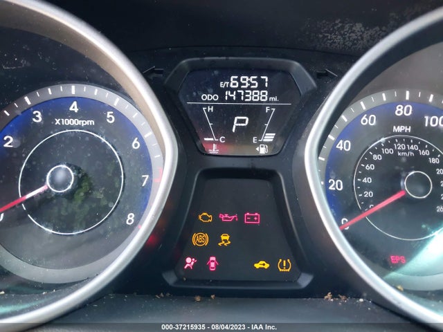 2012 HYUNDAI ELANTRA LIMITED PZEV VIN: KMHDH4AE4CU494240