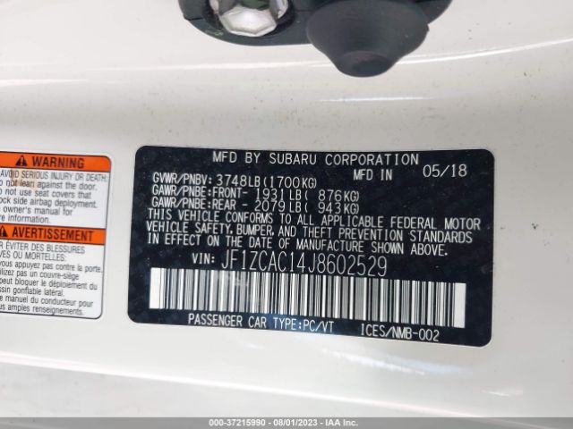 JF1ZCAC14J8602529 Subaru Brz Limited