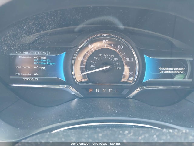 3LN6L5LU5JR621292 Lincoln Mkz Hybrid Select