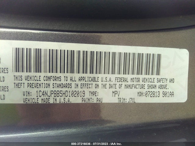 1C4NJPBB5HD102019 Jeep Patriot 75th Anniversary Edition