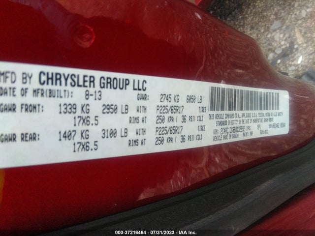 2C4RC1CG9ER132992 Chrysler Town & Country Touring-l