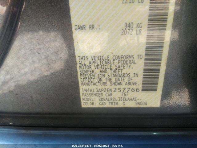 1N4AL3AP2EN257766 Nissan Altima 2.5 S