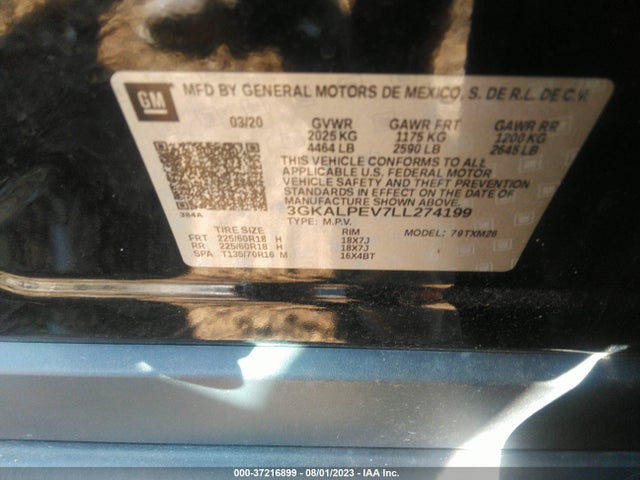 GMC Terrain Slt 2020 3GKALPEV7LL274199 Image 9