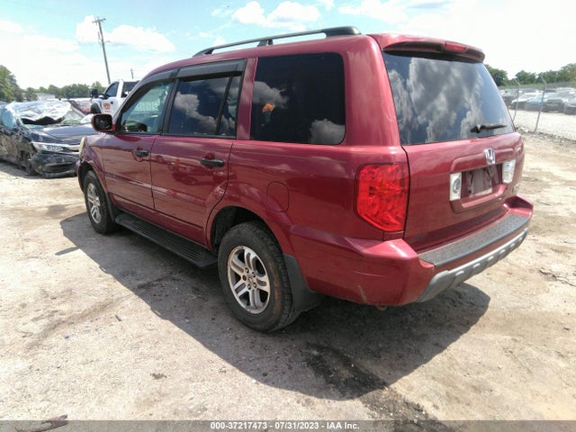2005 HONDA PILOT EX-L WITH RES VIN: 5FNYF18615B062547