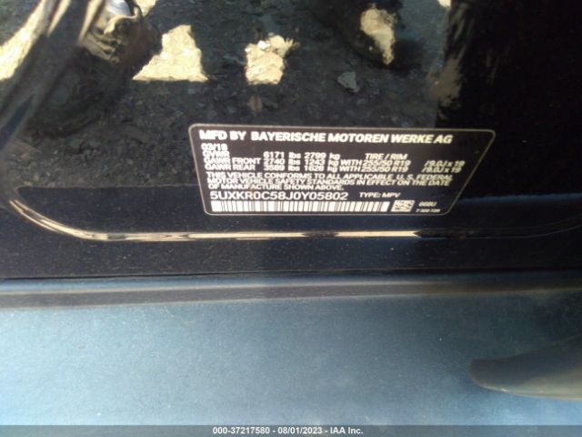 5UXKR0C58J0Y05802 BMW X5 Xdrive35i