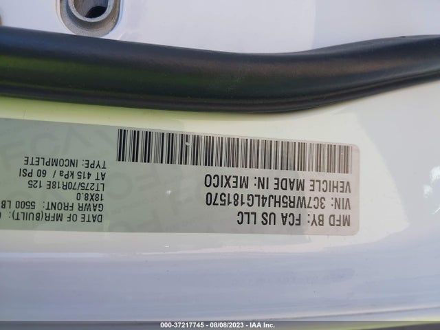 RAM 2500 Tradesman 2020 3C7WR5HJ4LG181570 Image 9
