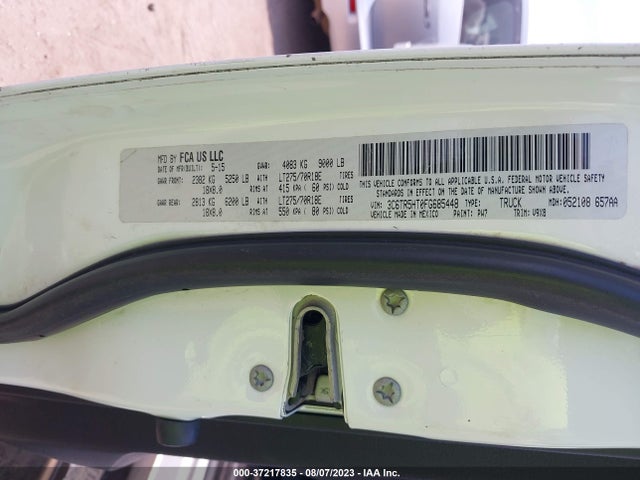 3C6TR5HT0FG685448 RAM 2500 Tradesman