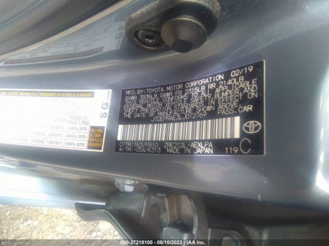 JTDEPRAE3LJ012769 Toyota COROLLA LE