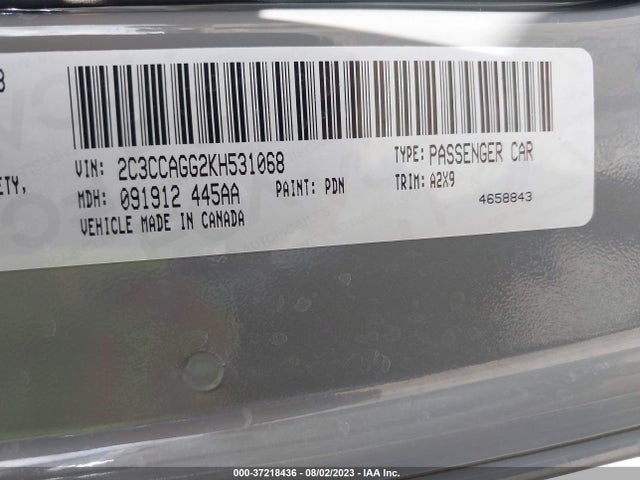 2C3CCAGG2KH531068 Chrysler 300 300s