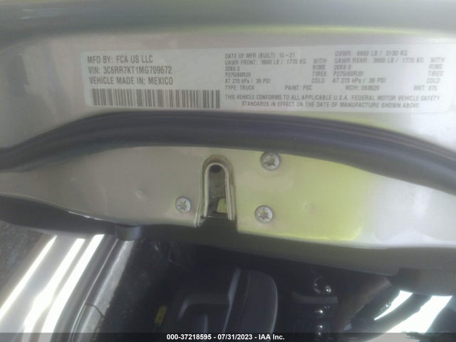 RAM 1500 Classic Tradesman 2021 3C6RR7KT1MG709672 Image 9