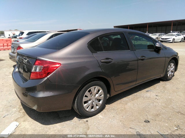 2012 HONDA CIVIC SDN LX VIN: 19XFB2F52CE368646