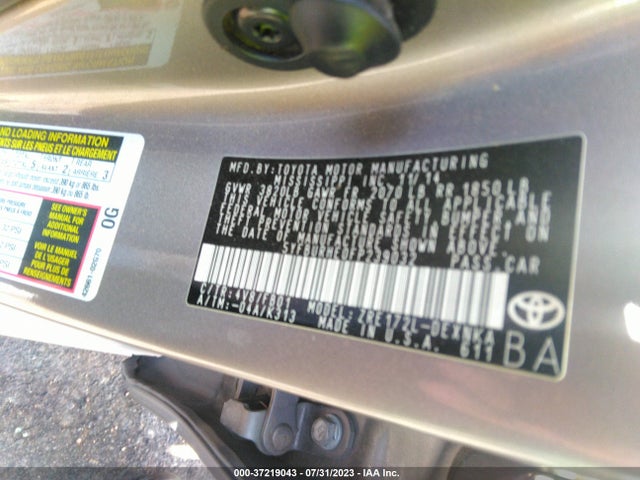 Toyota Corolla L/le/s/s Plus/le Plus 2015 5YFBURHE0FP239032 Image 15