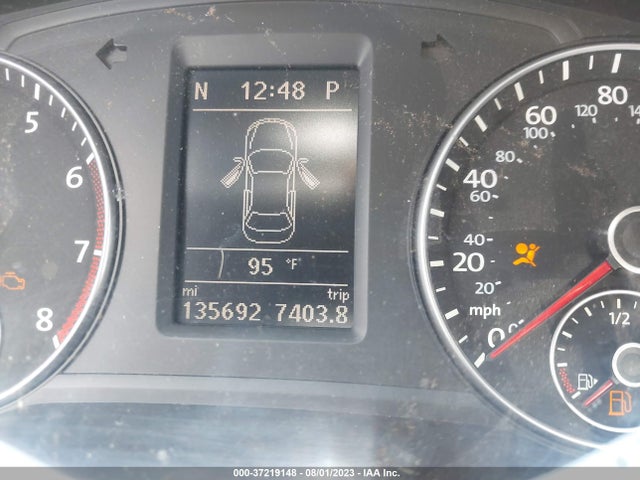 2013 VOLKSWAGEN PASSAT SE VIN: 1VWBP7A38DC074340