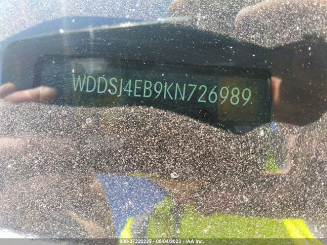 WDDSJ4EB9KN726989 Mercedes-Benz Cla Cla 250