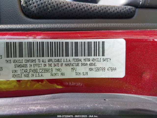 1C4RJFN96LC239019 Jeep Grand Cherokee Trackhawk