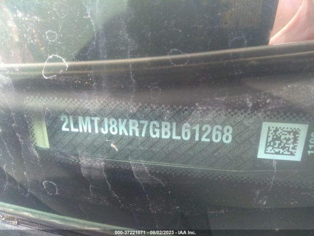 2LMTJ8KR7GBL61268 Lincoln Mkx Select