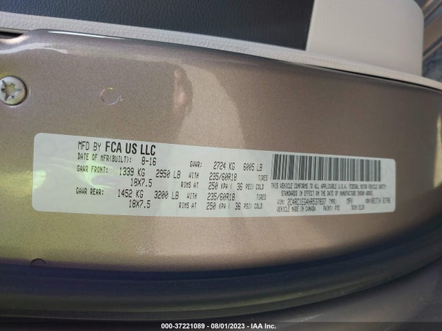 2C4RC1EG4HR537837 Chrysler Pacifica Touring-l Plus